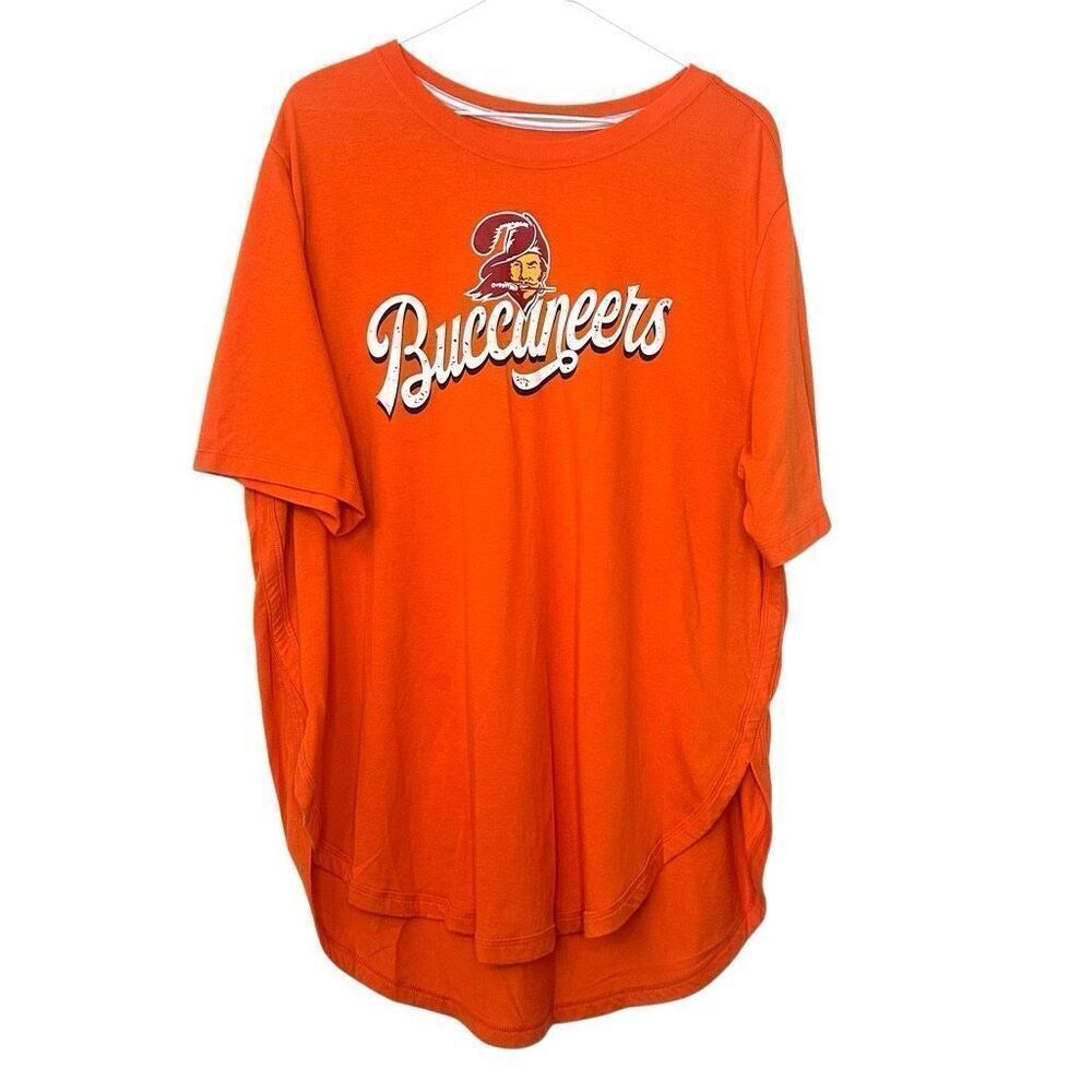 Nike NFL Team Apparel Tampa Bay Buccaneers Historic Logo Tri-blend Orange Tee XL